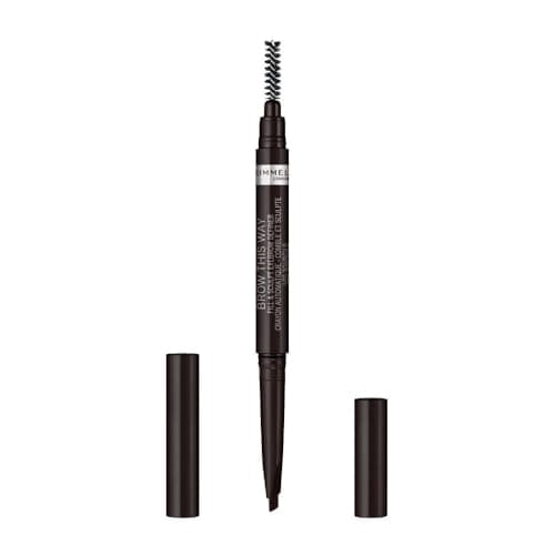 Rimmel Brow this Way Fill & Sculpt Eyebrow Brush Soft Black 04 - Image 3