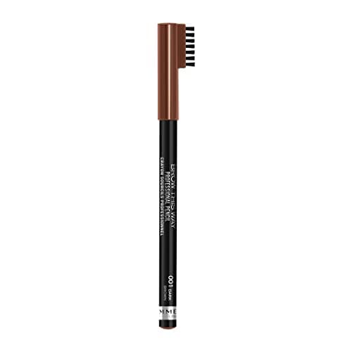 Rimmel - Crayon à Sourcils Professional - Résultat Naturel - Application Précise - 001 Dark Brown - 1,4gr - Image 3