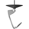 Kenwood Aluminium Dough Hook KAT53.000CA - Kenwood Food Processor Accessory - Mixer Hook Compatible with All Chef Food Processors, Dishwasher Safe - Aluminium - Image 2