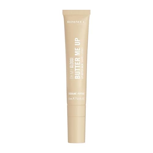 Rimmel London Oh My Gloss Butter Me Up Baume à lèvres 001 Vanilla Frost, hydratant, teinté, Soin des lèvres, Hydratation, Nourrissant, Squalane, 15 ml - Image 3