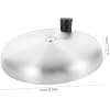 Amosfun Oyakodon 3 Pieces Instant Pot Cover Universal Bowl Lid Pot Lid Frying Pan with Lid Saucepan Lid Stainless Steel - Image 5