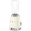 Smeg, Mini-Blender PBF00CREU, 2 Speed Levels, Safety Motor Lock, 1 x 600 ml Bottle Included, Non-Slip Base, Integrated Cord Holder, 300 W, Cream - Image 5