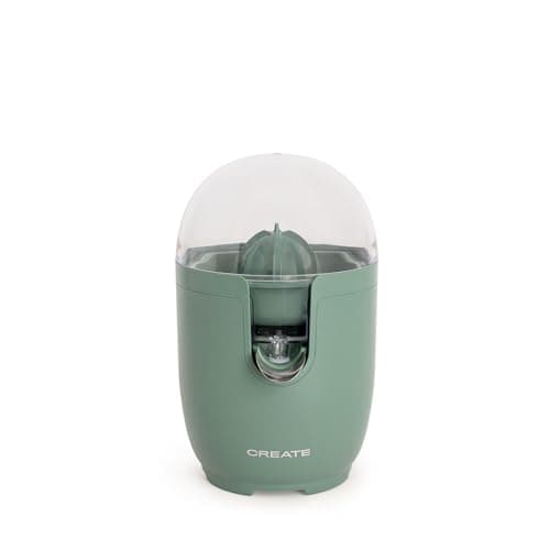 CREATE /JUICER RETRO/Sage Green Electric Citrus Juicer/Includes Two Cones, Anti-Drip System, 280ml Capacity, Easy to Use and Clean, Easy to Use and Clean, 90W - Image 2