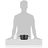 STAUB Enamelled Cast Iron Casserole Dish with Lid, Suitable for All Heat Sources Including Induction, 2 to 3 People, Round, 22 cm, 2.60 L, 4.7 kg, Matte Black - Image 4