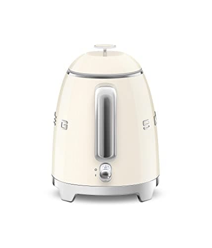Smeg, KLF05CREU Small Electric Kettle 0.8 L, Stainless Steel Filter, Automatic Safety Shutdown, Water Level Indicator, Non-slip Base and Integrated Cord Storage, 1400 W Power, Cream - Image 4