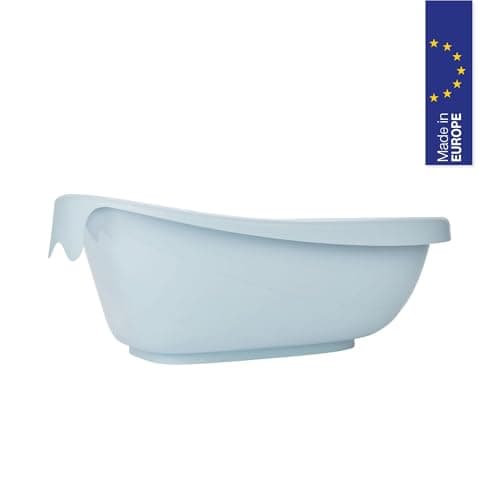 Badabulle Baby Bath in the Shape of a Whale, Made in Europe, Suitable from Birth to 24 Months, Built-in Drain Plug, Spacious and Comfortable, Fits Hammock and Bath Chair - Image 3