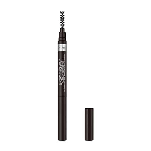 Rimmel Brow this Way Fill & Sculpt Eyebrow Brush Soft Black 04 - Image 5
