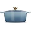 Le Creuset Chambray 21177284344441 Enamelled Cast Iron Signature Casserole Dish with Lid, Ø 28 cm, Round, 6.7 L, 6.1 kg - Image 5
