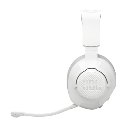 JBL Quantum 360 Wireless Over-Ear Gaming Headset, Dual 2.4GHz Bluetooth Connection, 22H Battery Life, Detachable Mic, Multi-Platform Compatible, White - Image 6