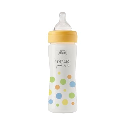 Chicco Perfect Easy Medium Flow Bottle with Physio Soft Silicone Teat and Soft Sense finish, Anti-Colic, Reduces Regurgitation and Irritability, 250ml Plastic Bottle 2m+ - Image 2
