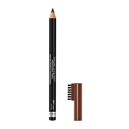 Rimmel - Crayon à Sourcils Professional - Résultat Naturel - Application Précise - 001 Dark Brown - 1,4gr - Image 2
