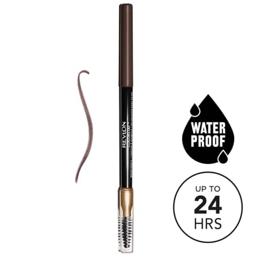 Revlon ColorStay 24H, Brow Pencil Crayon Sourcils Waterproof avec Brosse, Maquillage pour sourcils, Forme Biseautée pour des Sourcils Parfaits, Longue Tenue - Image 5