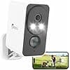 2K Wireless Outdoor Camera, 180° Panoramic, Night Vision, Human PIR, Battery 5200mAh, WiFi6 2.4GHz, Two-Way Audio, IP66, AI Detection, Alexa/Google, Cloud/SD - Image 3