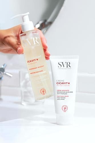 SVR - Cicavit+ Gel Moussant - Nettoyant assainissant apaisant ultra-doux - Pour peaux irritées, abîmées, fragilisées - Sans parfum, sans savon, 89% d'origine naturelle - 200 ml - Image 5
