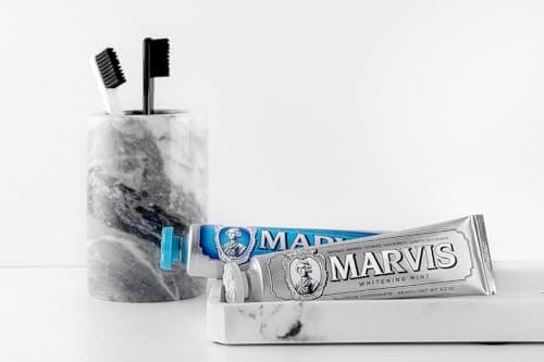 Marvis Whitening Toothpaste, Mint, 85 ml, Promotes Natural Teeth Whitening, Antiplaque Toothpaste, Long-lasting Freshness - Image 5