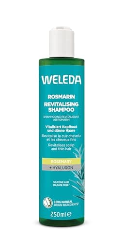WELEDA Revitalising Shampoo with Rosemary - Gently cleanses, gives volume to fine hair, with organic rosemary oil and hyaluronic acid, sulphate and silicone free, NATRUE labelled, 250 ml - Image 2
