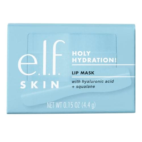 e.l.f. SKIN Holy Hydration! Masque à lèvres hydratant pour une dose plus douce et plus lisse, infusé avec de l'acide hyaluronique, non collant, végétalien et sans cruauté envers les animaux (lot de 1) - Image 7