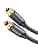 Vention Optical Audio Cable, 2 m Toslink Optical Cable (Nylon Braided, 24 K Gold Plated) Optical Audio Cable for Home Cinema, TV, Soundbar, PS4, Xbox, Samsung, Bose, Sony (Black) - Image 2
