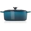 Le Creuset Signature Enamelled Cast Iron Casserole Dish with Lid, 29 cm, Oval, 4.7 L, 4.7 kg, Deep Teal, 21178296422430 - Image 5