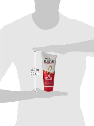 L'ORÉAL PARIS - Intensive Conditioner - Damaged Hair - Intense Repair Care - Enriched with Keratin - Elsève Total Repair 5 - 180 ml - Image 7