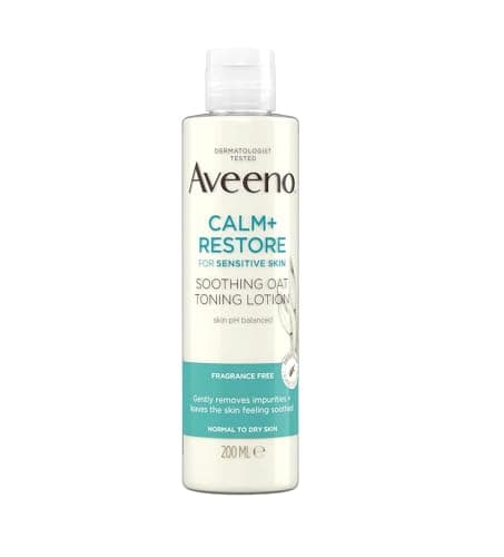 Aveeno Face Calm + Restore Lotion tonique apaisante Transparent 200 ml - Image 2
