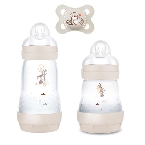 MAM 2 x Anti-Colic Baby Bottles 160 ml with Size 1 Teat from Birth - Image 2