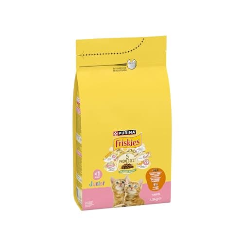 FRISKIES Junior Chicken, Turkey, Milk and Vegetables - 1.5 kg - Kitten Kibble (Pack of 2) - Image 3