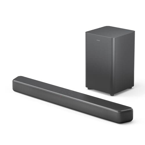 Philips TAB5309 Barre de Son 2.1 avec Caisson de Basses sans Fil - canaux 2.1 240 W, DTS Virtual X, Bluetooth 5.4, HDMI Arc, Connexion Optique et connectivité USB - Gris foncé - Image 3