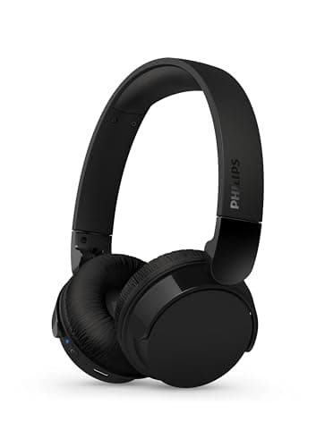 Philips TAH4209BK Casque sans Fil Supra-aural Bluetooth léger, Isolation phonique Passive, 55 Heures d’autonomie, Son Naturel, appels clairs, Basses dynamiques, Recharge en 2 Heures Via USB-C - Noir - Image 2