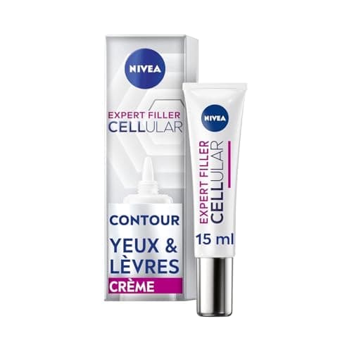 NIVEA Cellular Expert Lift - Soin Contour Des Yeux & Lèvres - Anti-Age - Repulpe, Raffermit, Hydrate & Réduit Les Rides - Acide Hyaluronique & Acide Folique - Tous Types De Peaux - 15 ml - Image 3