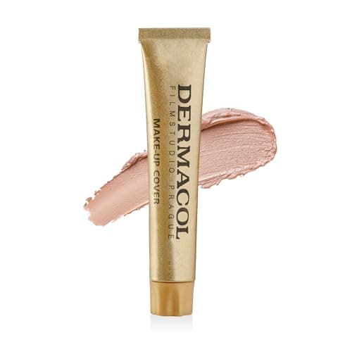 Dermacol DC Full Coverage Foundation Foundation | Waterproof Concealer Base SPF 30 | Liquid Makeup | Tattoo Camouflage, Scars, Acne, Skin Spot | Light Beige (210) - 30 g - Image 4