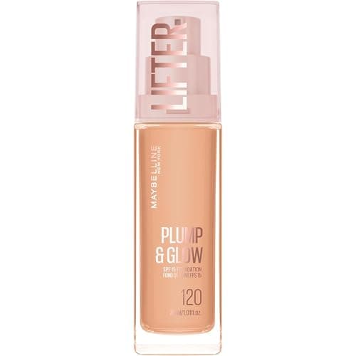 Maybelline New York Lifter Plump & Glow - Foundation - Plumps & Brightens Instantly - Even, Lifted & Radiant Finish - Shade 120 - 30ml - Image 2