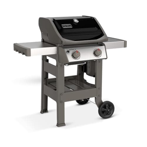 Weber Spirit II E-210/2 Burner Gas Grill, Gourmet BBQ System Grills, GS4 Powerful Cooking System, 51 x 46 cm Cooking Surface, Integrated Side Shelves, Black/Silver - Image 4