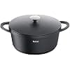 TEFAL Trattoria E21853 Cast Aluminium Casserole Dish with Cast Aluminium Lid, Non-Stick Coating, Good Heat Retention, for Braised Dishes, Handle Protection - Image 2