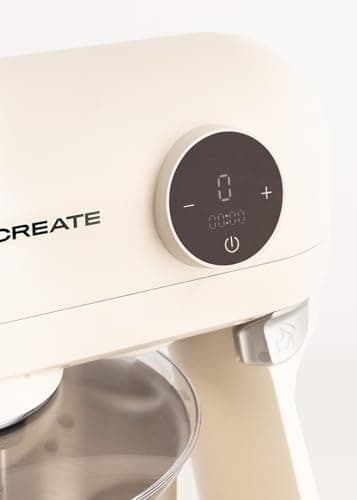 CREATE /DOWNMIX RETRO/Off-White Planetary Mixer/6 Speed, Pastry Mixer, Planetary Rotation, Automatic Programs, Whisk, Mix, Emulsify, Beat, Whisk, Whisk, 1200W - Image 5