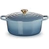 Le Creuset Chambray 21177284344441 Enamelled Cast Iron Signature Casserole Dish with Lid, Ø 28 cm, Round, 6.7 L, 6.1 kg - Image 4