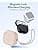 ESR AirPods 4 Case, Compatible with AirPods 4 (2024) (USB-C), Compatible with MagSafe, Drop Protection Cover with Drawstring, Magnetic Cover, Orbit Hybrid Series, Titanium Desert - Image 5
