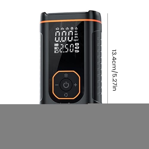 Portable Tyre Inflator Air Compressor | USB Rechargeable Car Tyre Inflator Tool for Cars and Vehicles for Automobiles, Motorcycles, - Image 7