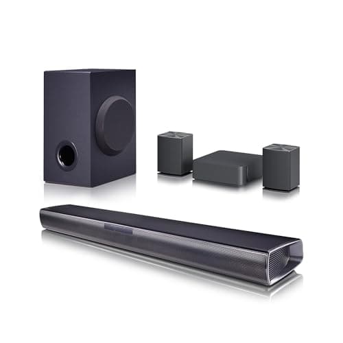 LG SQC4R Barre de Son Intelligente, 220 W, 2.1 canaux, Son Surround Dolby Digital avec Basses puissantes, Large connectivité, HDMI, Bluetooth, USB, entrée Optique et Application Android/iOS, Noir - Image 3