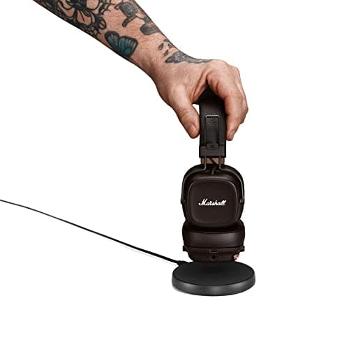 Marshall Major IV Bluetooth Casque Audio Écouteurs, sans fil, Pliable, 80Hrs Autonomie - Marron - Image 7
