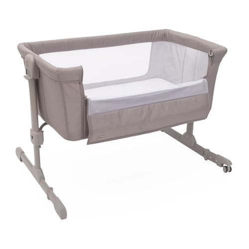 Chicco Next2Me Essential Newborn Cot for Side Bed, Co-Sleeping Crib, Fits Various Beds, Adjustable Height, Good Air Circulation, Mattress and Bag Included, 0-6 Months, Beige - Image 4