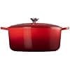 LE CREUSET, Signature Enamelled Cast Iron Casserole Dish with Lid, Diameter 34 cm, Round, Suitable for All Heat Sources (Induction Included), Capacity: 12 L, Cherry Red - Image 5