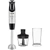 Moulinex QuickChef DD6578 1000W Manual Mixer with Turbo Speed Control with 2 Cutting Accessories, Chopper and Measuring Cup, Splash Proof Dome, Steel - Image 2