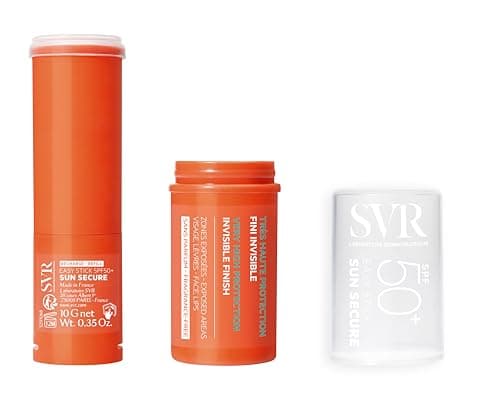 SVR - NEW Easy Stick SPF50+ Visage & Corps Sun Secure - Invisible - Association de Filtres Brevetée - Résiste à L'Eau - Pour Bébé, Enfant, Adulte - Format rechargeable - Stick 10g - Image 3