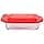 Pyrex Pyrex 8 Inch Square Baking Dish With Red Lid Ear Plug, 15 cm, Black, black (Black), Earplug - Image 4