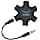 ULTRICS Audio Splitter 5 Headphones, 3.5mm Male to Female Multi Earphones Stereo Splitter Adapter Aux Splitter Compatible with iPhone Samsung Nokia PC Laptop Speaker Smartphones PS4 Xbox - Image 3