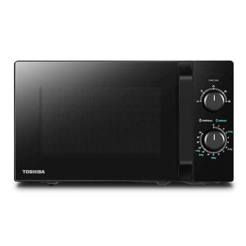 Toshiba Microwave 20L MW2-MM20P(BK), Microwave on Stand, 800W, 5 Power Levels, with Easy Defrost, LED Lighting inside, Black - Image 2