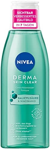 NIVEA Derma Skin Clear Tonique Hydratant pour Visage (200 ml) - Améliore Évidemment le Teint avec Acide Salicylique et Niacinamide - Image 3