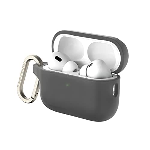 RHINOSHIELD Carabiner Case Compatible with Apple [AirPods Pro 2] | Military Grade Protection Shockproof Scratch Resistant Wireless Charging - [Classic Black, Standard Set] - Image 2