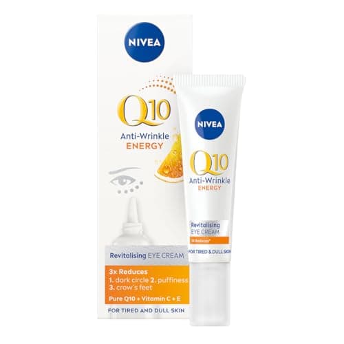 NIVEA Q10 Crème contour des yeux revitalisante à absorption rapide à la vitamine C pour réduire l'apparence des cernes 15 ml - Image 2